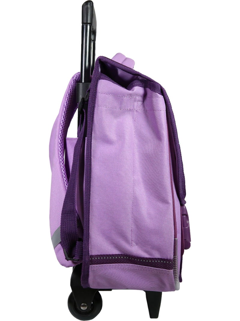 BAGTROTTER Cartable à roulettes 38 cm La Reine des Neiges / Frozen Violet Violet - Kiabi
