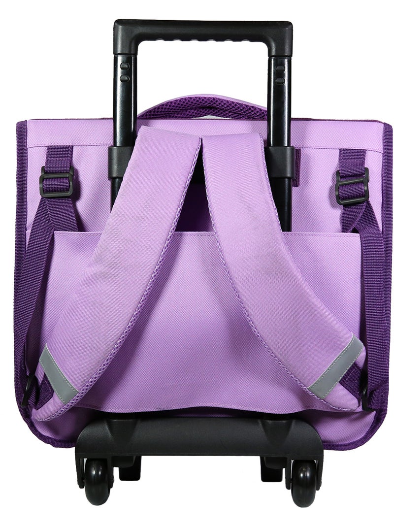BAGTROTTER Cartable à roulettes 38 cm La Reine des Neiges / Frozen Violet Violet - Kiabi