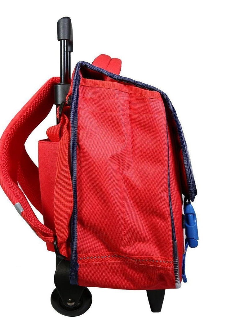 BAGTROTTER Cartable à roulettes 38 cm Ligue 1 Uber Eats Football Gris Gris - Kiabi