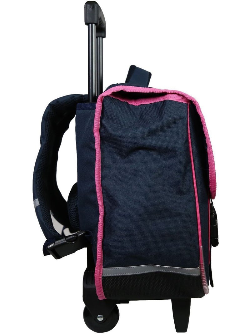 BAGTROTTER Cartable à roulettes 38 cm Phileas Arc En Ciel Bleu ...