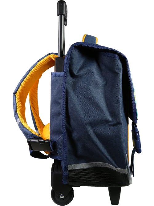 BAGTROTTER Cartable à roulettes 38 cm Phileas Bleu Dinosaure - Kiabi