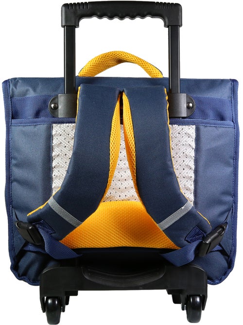 BAGTROTTER Cartable à roulettes 38 cm Phileas Bleu Dinosaure - Kiabi