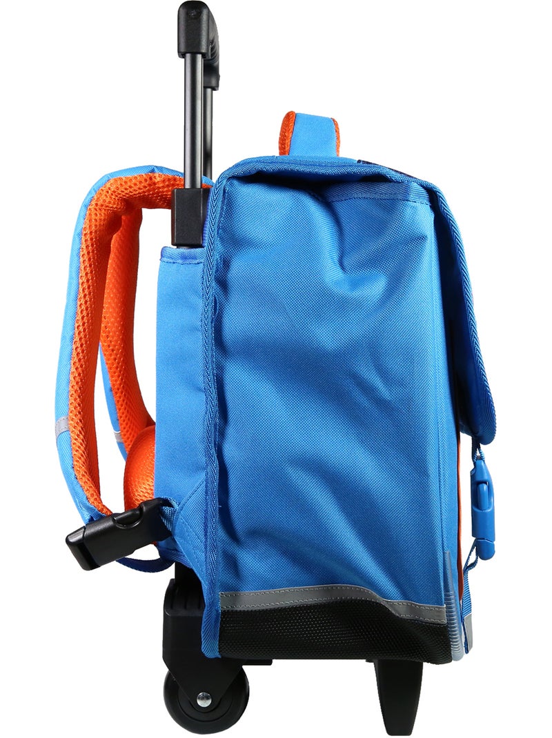 BAGTROTTER Cartable à roulettes 38 cm Phileas Bleu Skateur Bleu - Kiabi