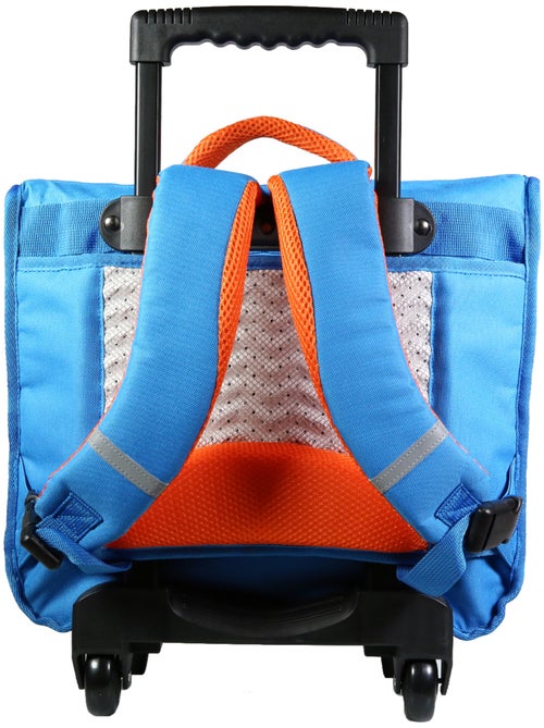 BAGTROTTER Cartable à roulettes 38 cm Phileas Bleu Skateur - Kiabi