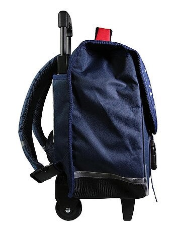BAGTROTTER Cartable à roulettes 38 cm Phileas Bleu USA