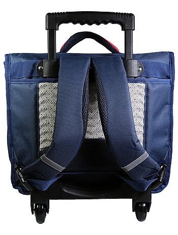 BAGTROTTER Cartable à roulettes 38 cm Phileas Bleu USA