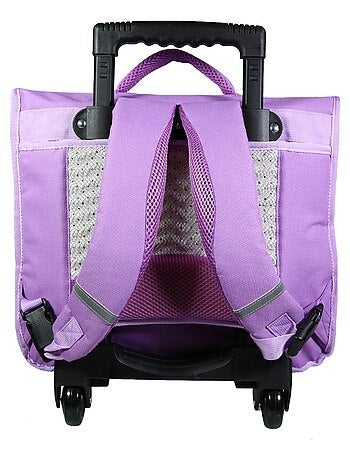 BAGTROTTER Cartable à roulettes 38 cm Phileas Violet Licorne