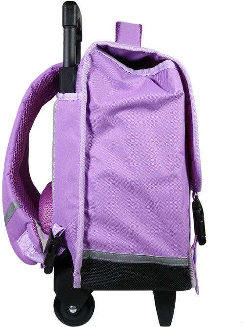 BAGTROTTER Cartable à roulettes 38 cm Phileas Violet Licorne - Kiabi