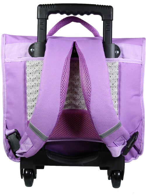 BAGTROTTER Cartable à roulettes 38 cm Phileas Violet Licorne - Kiabi