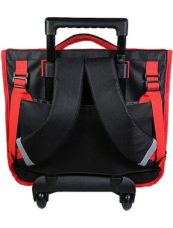 BAGTROTTER Cartable à roulettes 38 cm Spider-Man Noir