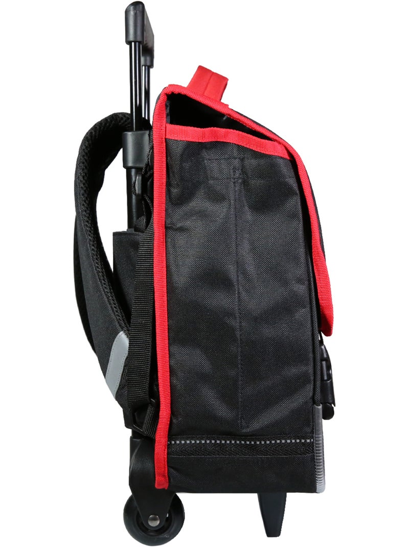 BAGTROTTER Cartable à roulettes 38 cm Spider-Man Noir Toile d'araignée Noir - Kiabi
