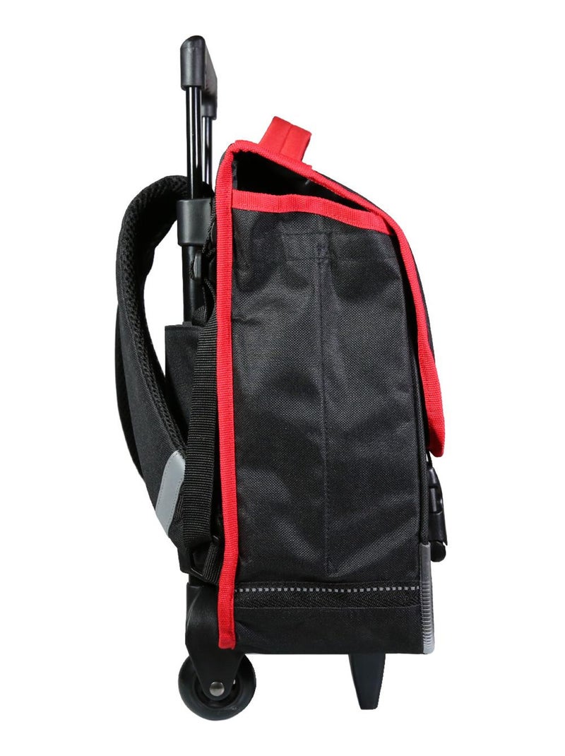 BAGTROTTER Cartable à roulettes 38 cm Spiderman Noir Toile d'araignée Noir - Kiabi