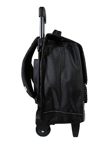 BAGTROTTER Cartable à roulettes 38 cm Tortues Ninja Noir