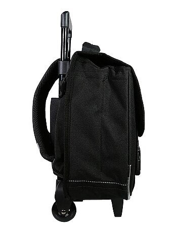 BAGTROTTER Cartable à roulettes 38 cm Transformers Noir