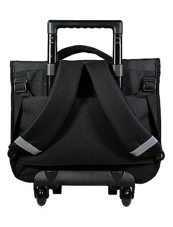 BAGTROTTER Cartable à roulettes 38 cm Transformers Noir
