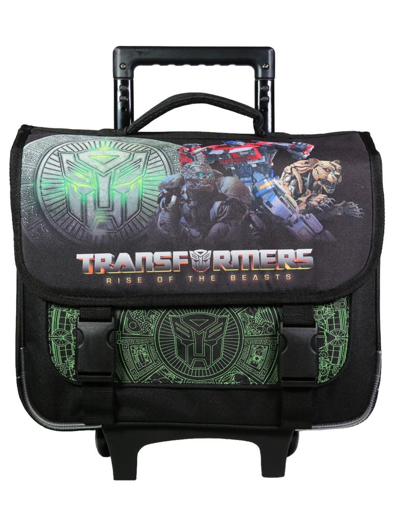 BAGTROTTER Cartable à roulettes 38 cm Transformers Noir Noir - Kiabi