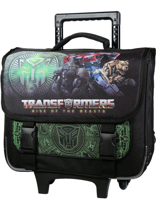 BAGTROTTER Cartable à roulettes 38 cm Transformers Noir - Kiabi
