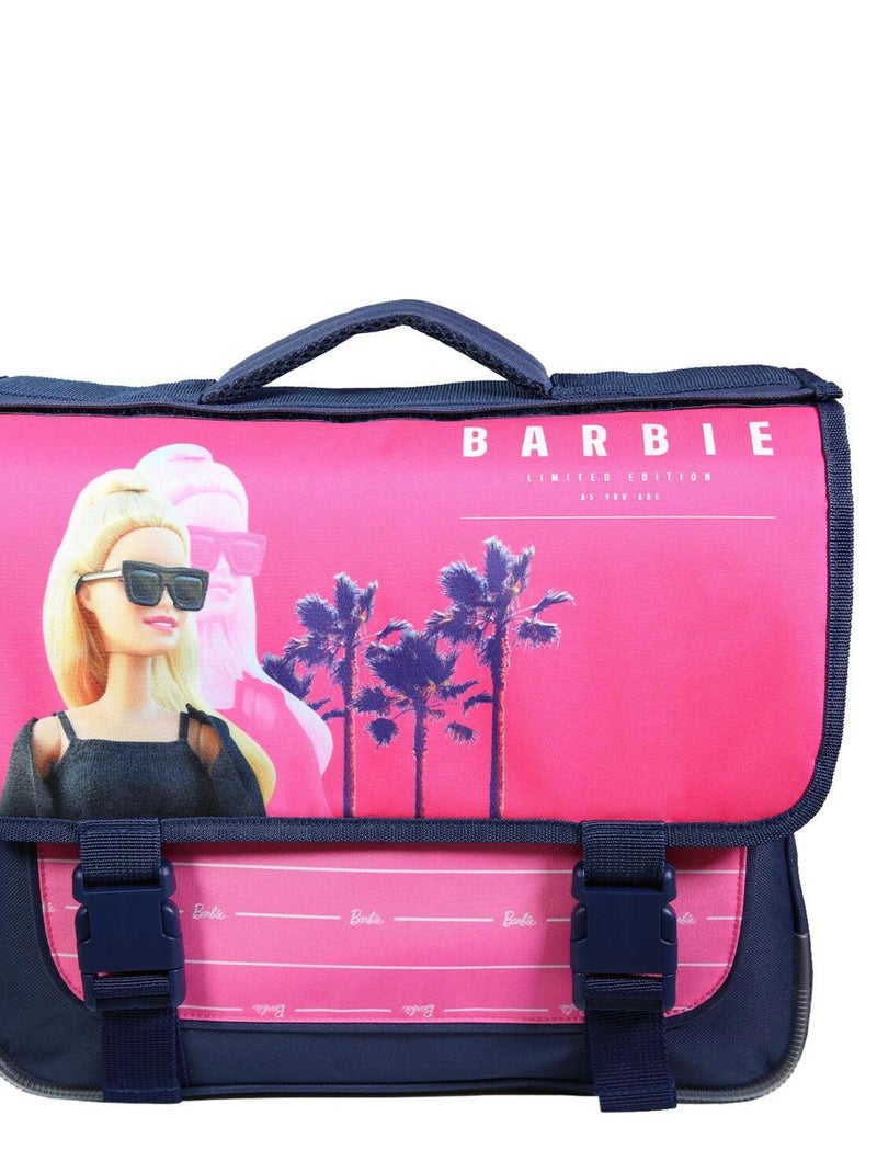 BAGTROTTER Cartable avec rabat résersible 38 cm Barbie Rose Rose - Kiabi