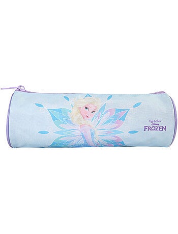 Bagtrotter La Reine des Neiges Trousse Scolaire Ronde turquoise
