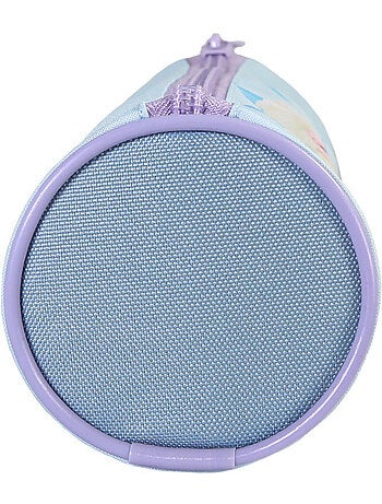 Bagtrotter La Reine des Neiges Trousse Scolaire Ronde turquoise