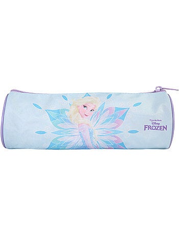 Bagtrotter La Reine des Neiges Trousse Scolaire Ronde turquoise