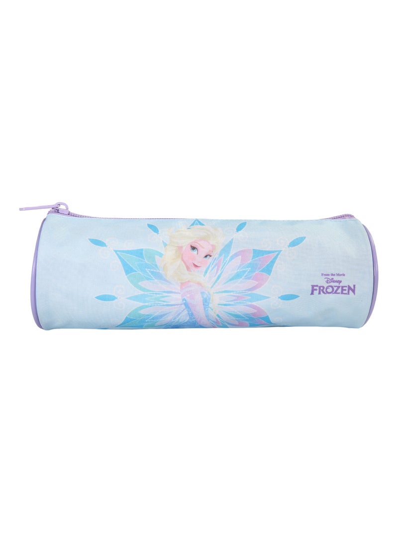 Bagtrotter La Reine des Neiges Trousse Scolaire Ronde turquoise Bleu - Kiabi