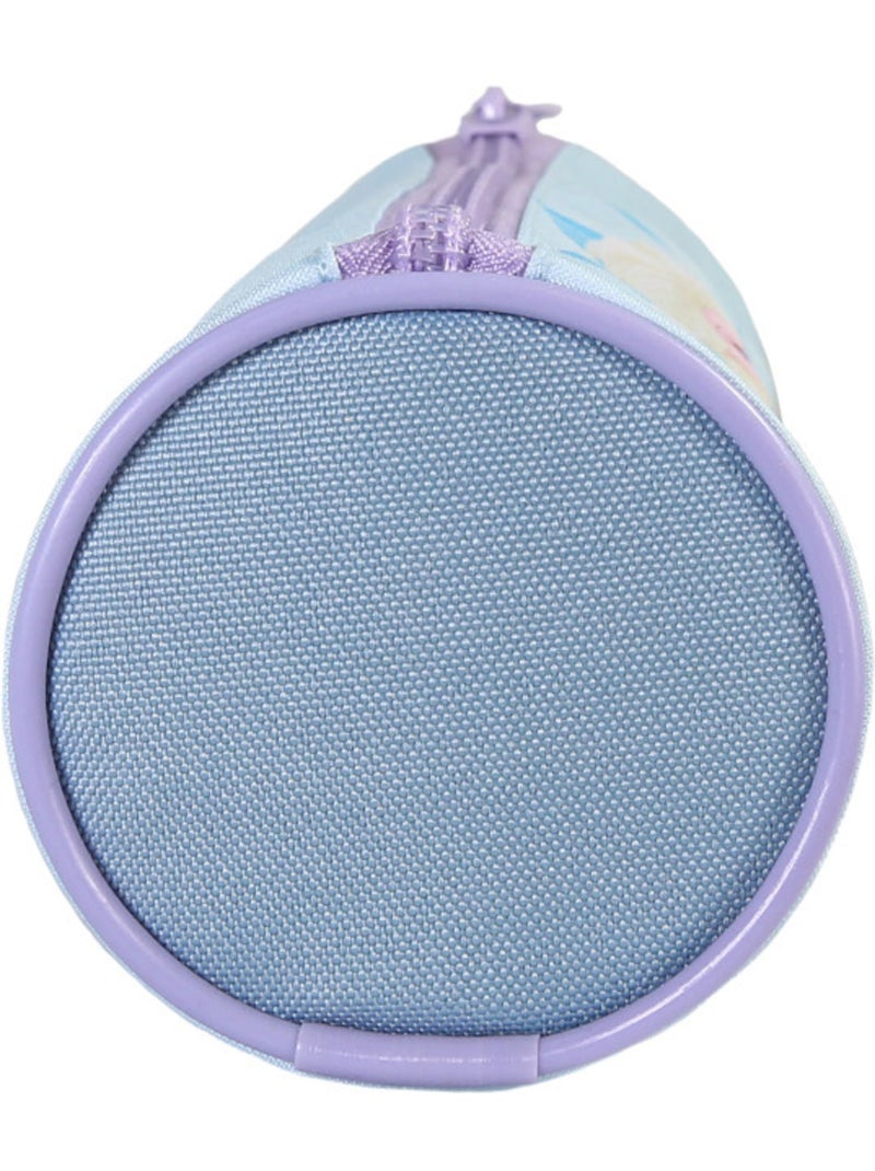 Bagtrotter La Reine des Neiges Trousse Scolaire Ronde turquoise Bleu - Kiabi