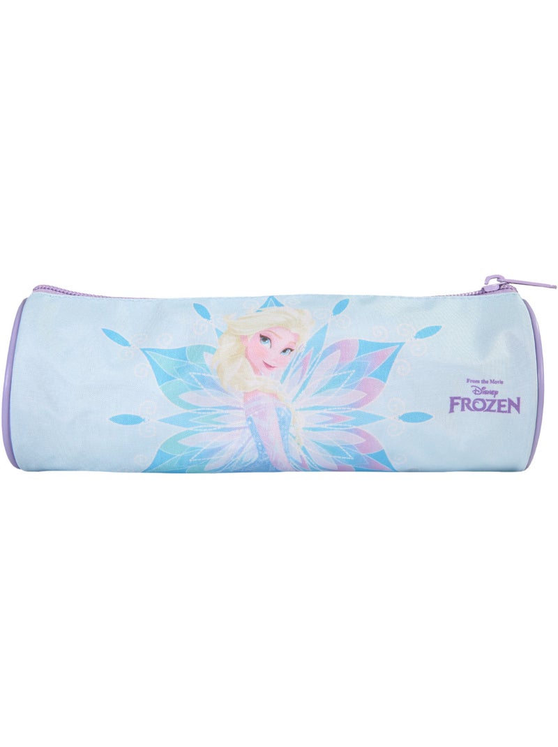 Bagtrotter La Reine des Neiges Trousse Scolaire Ronde turquoise Bleu - Kiabi