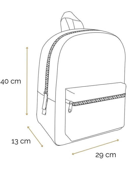 BAGTROTTER Sac à dos 1 compartiment 40 cm Fortnite Noir Flammes - Kiabi