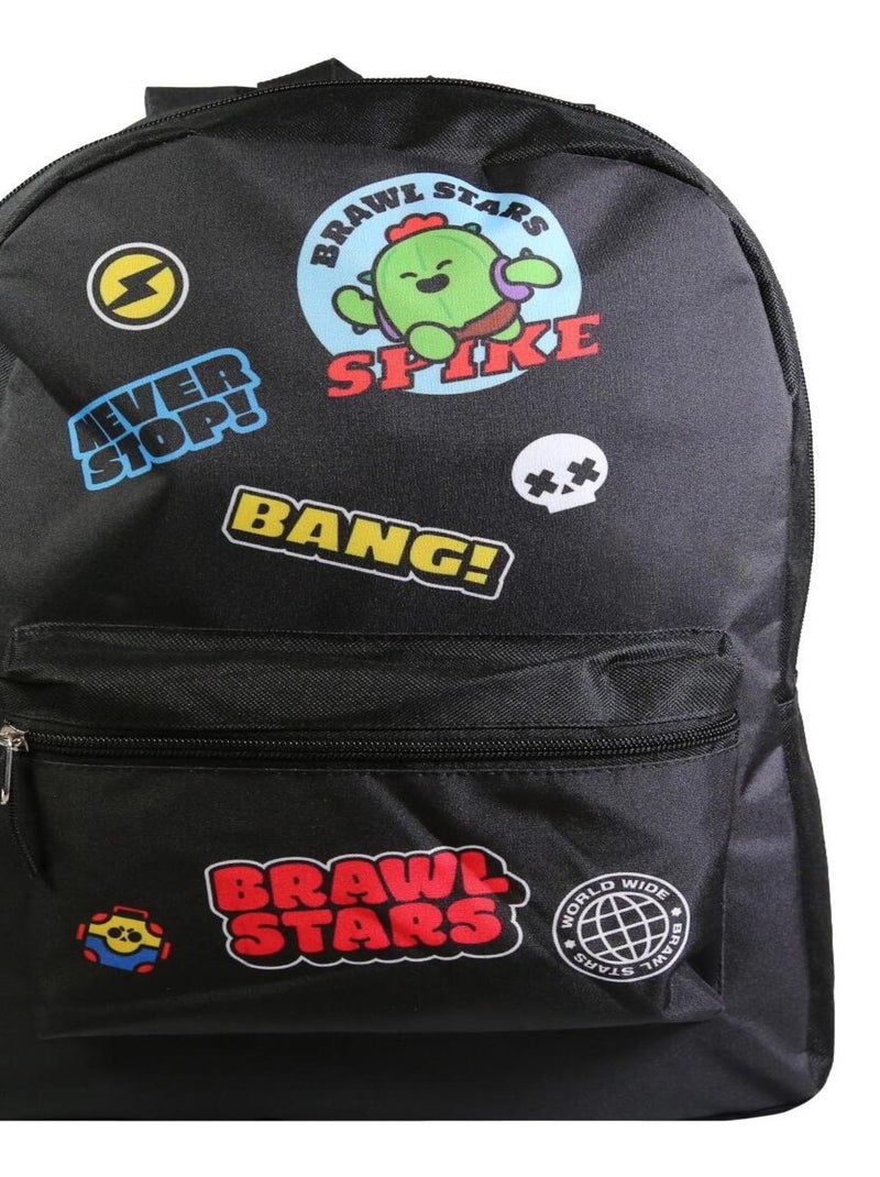BAGTROTTER Sac à dos 1 compartiment Brawl Star Noir Noir - Kiabi