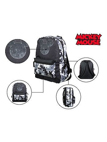 BAGTROTTER Sac à dos 1 compartiment Disney Mickey Noir