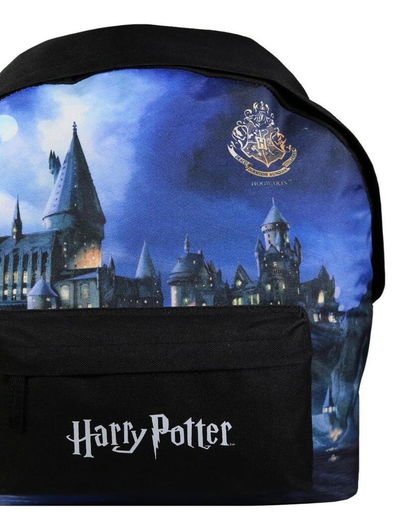 BAGTROTTER Sac à dos 1 compartiment Harry Potter Noir Château Noir - Kiabi