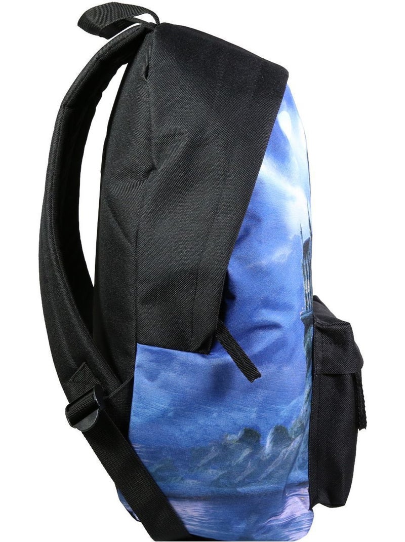 BAGTROTTER Sac à dos 1 compartiment Harry Potter Noir Château Noir - Kiabi