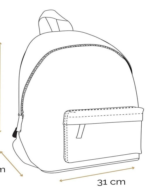 BAGTROTTER Sac à dos 1 compartiment Harry Potter Noir Château - Kiabi