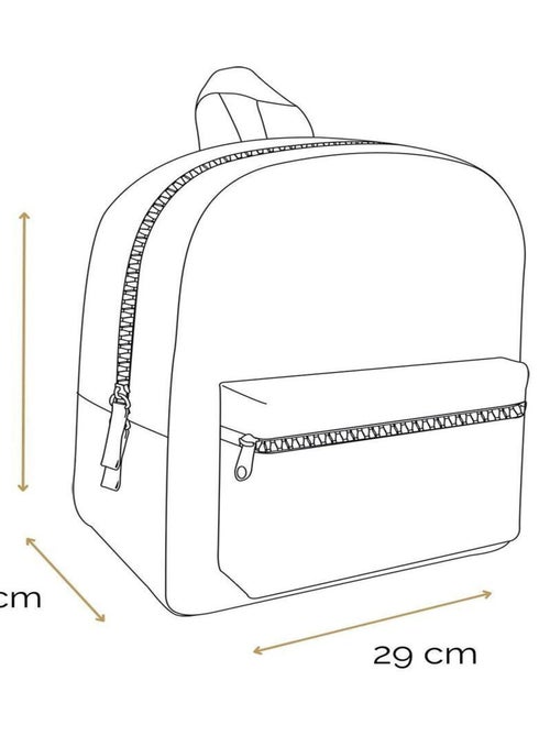 BAGTROTTER Sac à dos 1 compartiment Ligue 1Football Bleu - Kiabi