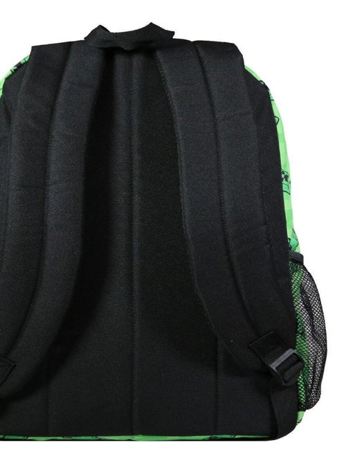 BAGTROTTER Sac à dos 1 compartiment Minecraft Jeu Vidéo Vert - Kiabi