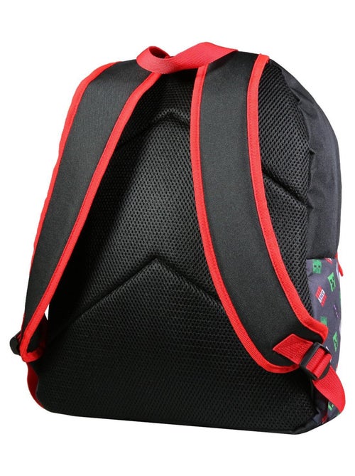 BAGTROTTER Sac à dos 1 compartiment Minecraft Noir - Kiabi