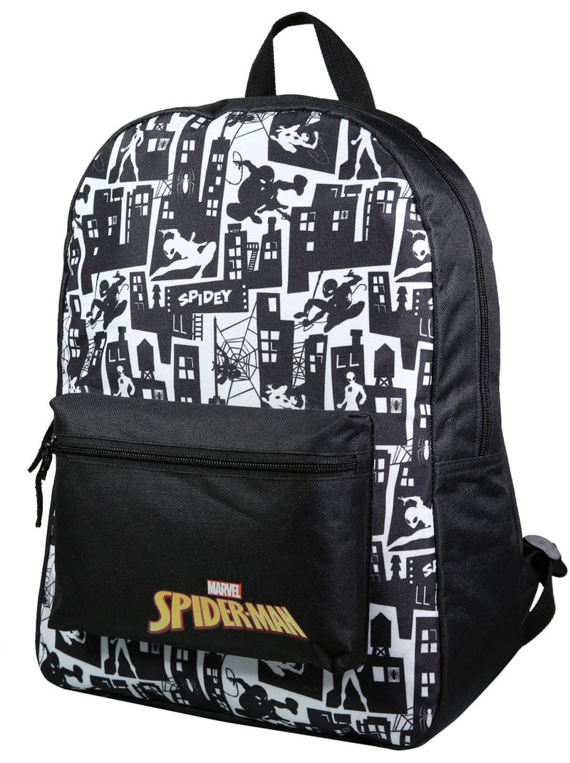 BAGTROTTER Sac à dos 1 compartiment Spider-Man Noir et Blanc Gris - Kiabi