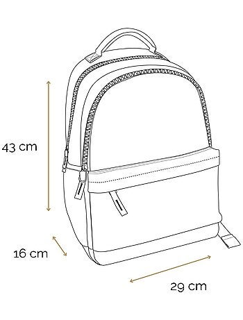 BAGTROTTER Sac à dos 2 compartiments 43 cm Cybel X Phileas Cheval Licorne Bleu