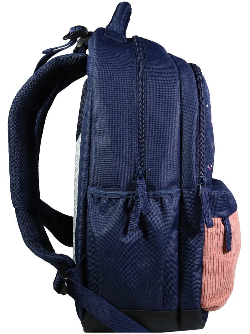 BAGTROTTER Sac à dos 2 compartiments 43 cm Cybel X Phileas Cheval Licorne Bleu Bleu - Kiabi