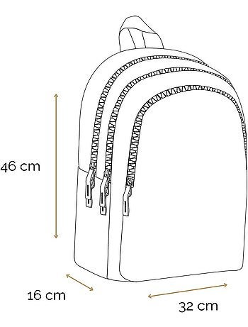 BAGTROTTER Sac à dos 2 compartiments 46 cm Harry Potter Noir