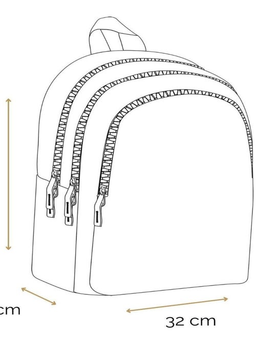 BAGTROTTER Sac à dos 2 compartiments 46 cm Harry Potter Noir - Kiabi