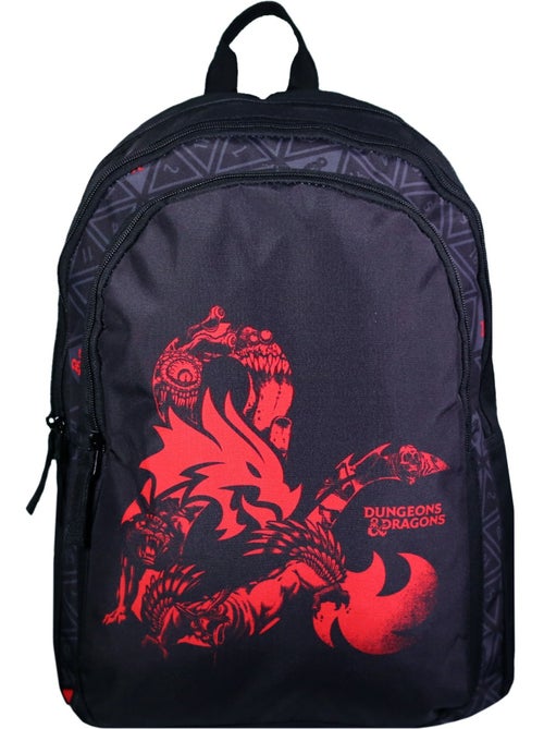 Bagtrotter sac à dos 2 compartiments donjons & dragons noir - Kiabi