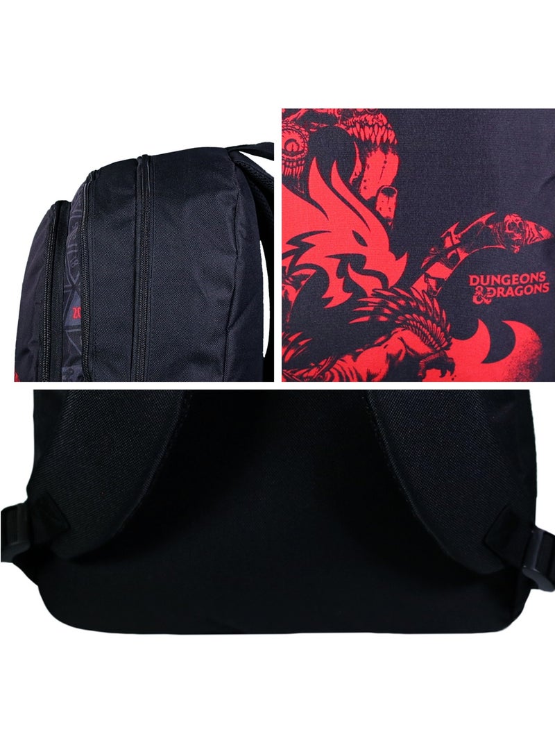 Bagtrotter sac à dos 2 compartiments donjons & dragons noir Bleu - Kiabi