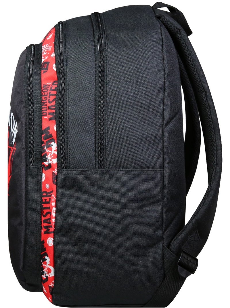 Bagtrotter sac à dos 2 compartiments donjons & dragons noir Multicolore - Kiabi