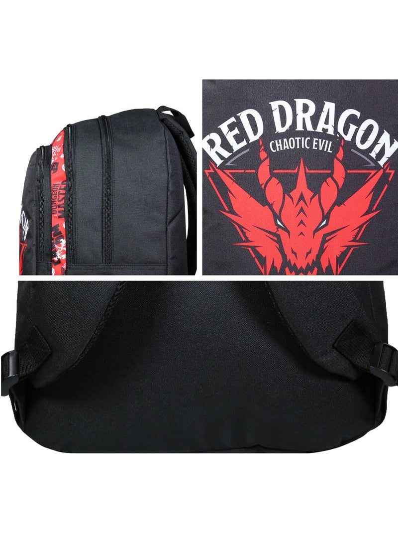 Bagtrotter sac à dos 2 compartiments donjons & dragons noir Multicolore - Kiabi
