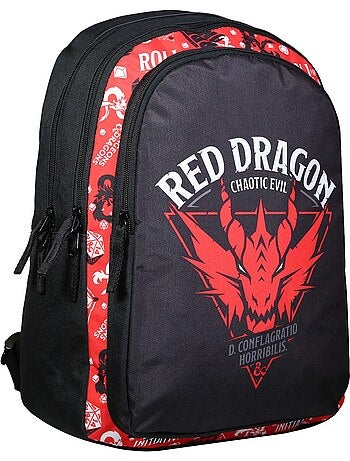 BAGTROTTER Sac à dos 2 compartiments Donjons & Dragons Noir