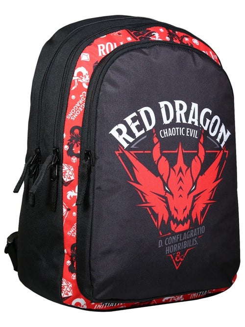 BAGTROTTER Sac à dos 2 compartiments Donjons & Dragons Noir - Kiabi