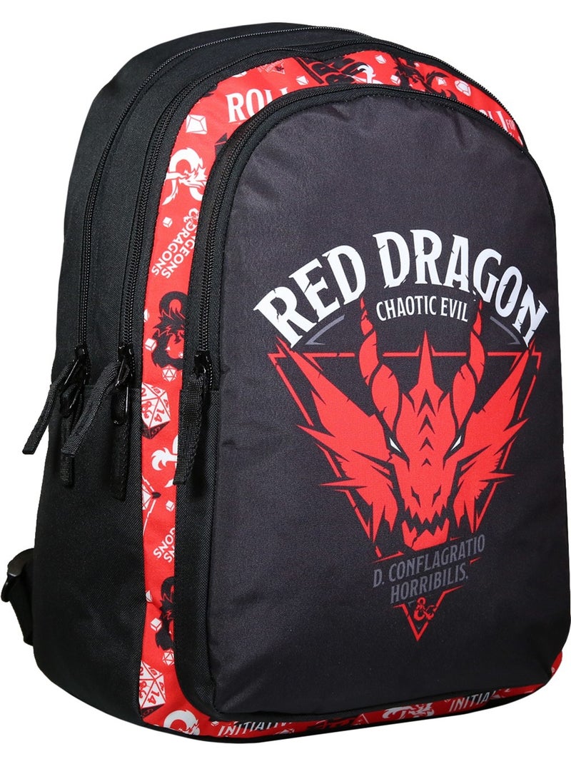 BAGTROTTER Sac à dos 2 compartiments Donjons & Dragons Noir Noir - Kiabi