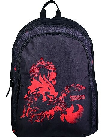 BAGTROTTER Sac à dos 2 compartiments Donjons & Dragons Noir